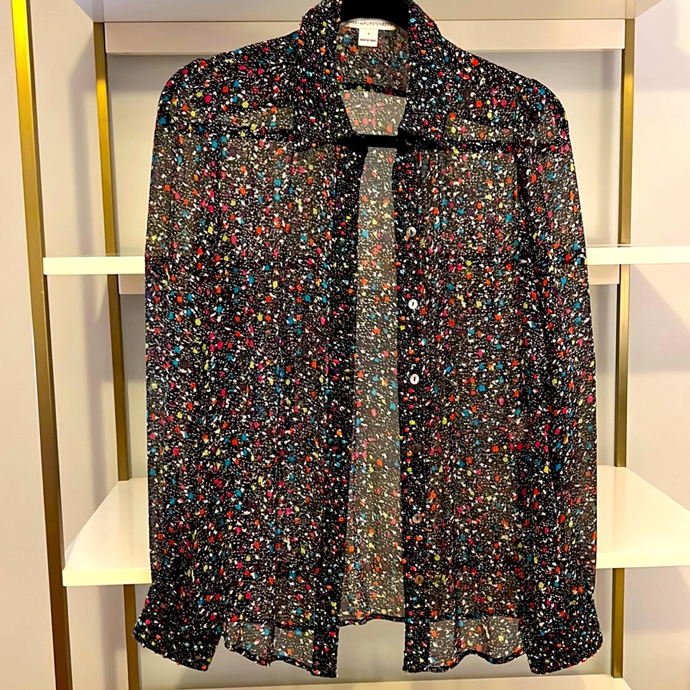 DvF Sheer Blouse
